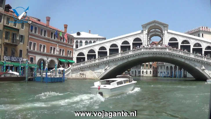 Canal Grande en Rialtobrug Venetië