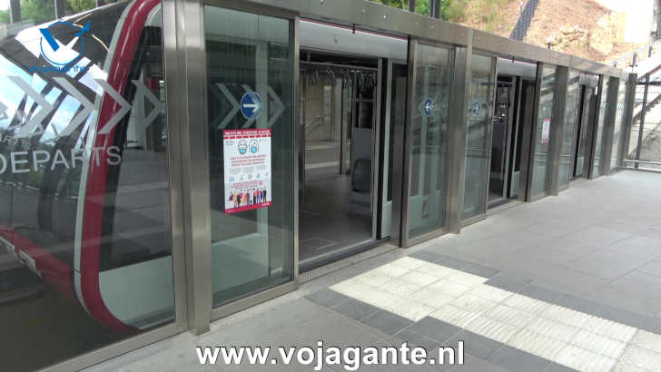 De funicular maakt deel uit van het gratis openbaar vervoer in Luxemburg Stad De funicular maakt deel uit van het gratis openbaar vervoer in Luxemburg Stad