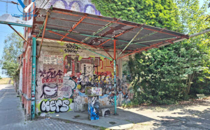 Verlaten spookstad Doel in België