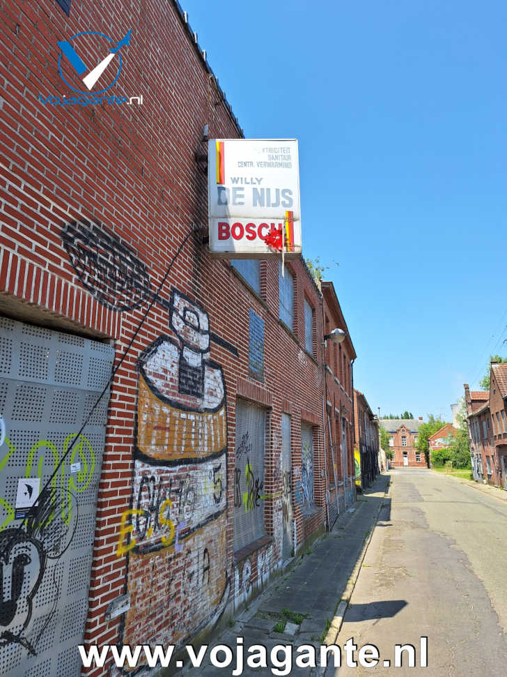 Verlaten spookstad Doel in België Verlaten spookstad Doel in België