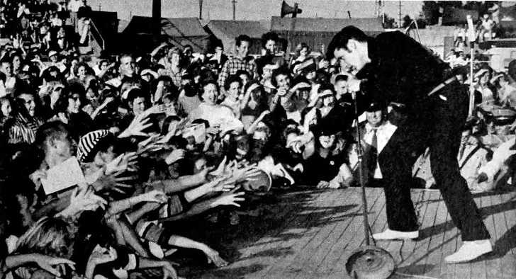 Elvis Presley optreden maart 1957